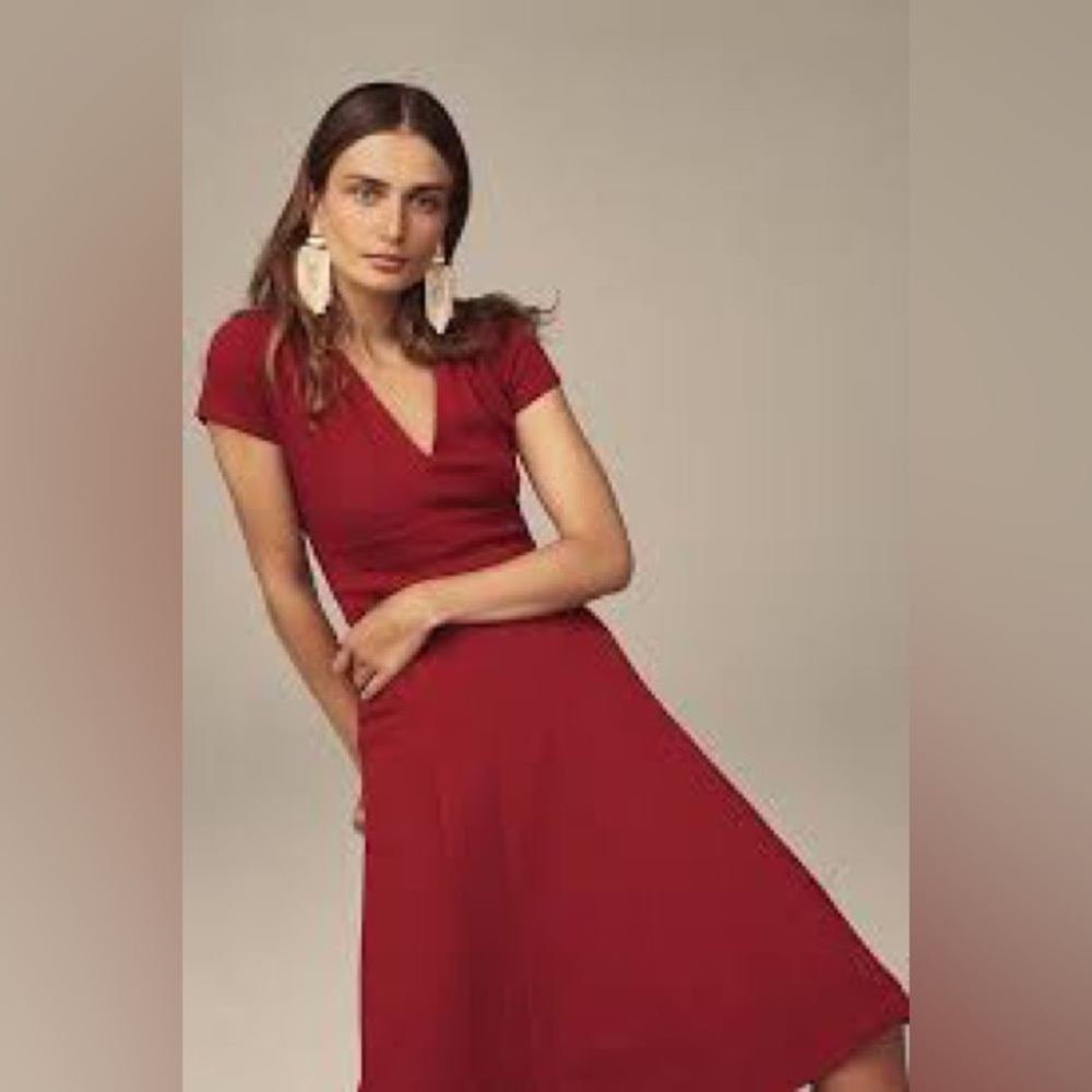Anthropologie Lincoln Center Dress Red